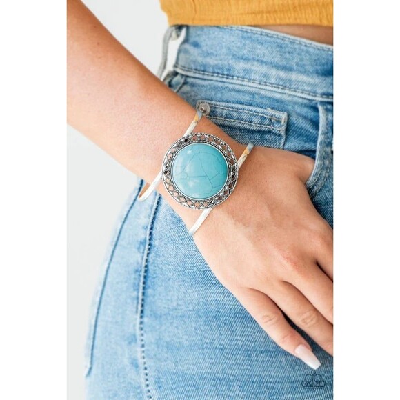 Rodeo Rage Blue Bracelet (81) - Picture 1 of 2